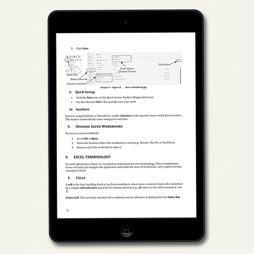 Excel - eBook - content 3