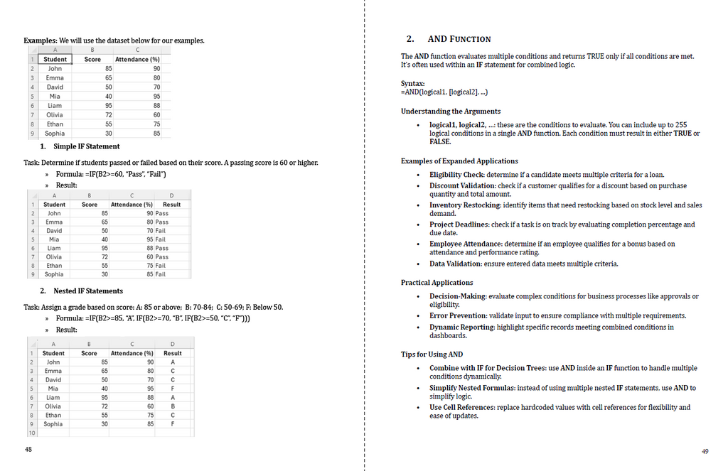 Excel - Hardcover - Content 1