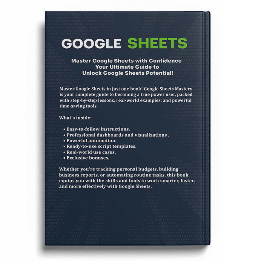 Google Sheets Mastery (HARDCOVER)