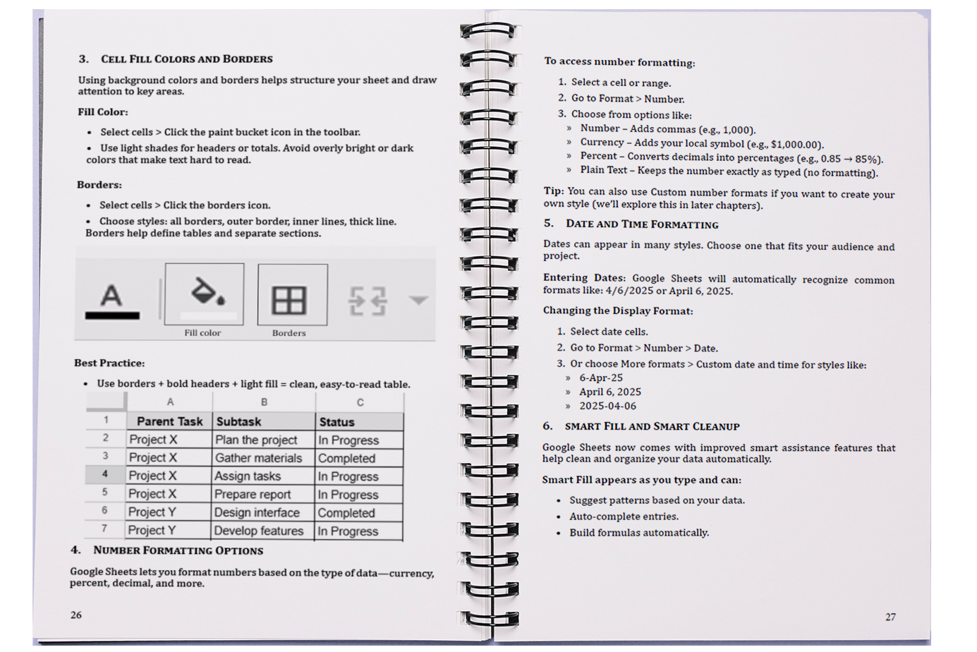 Google Sheets Mastery (SPIRAL)