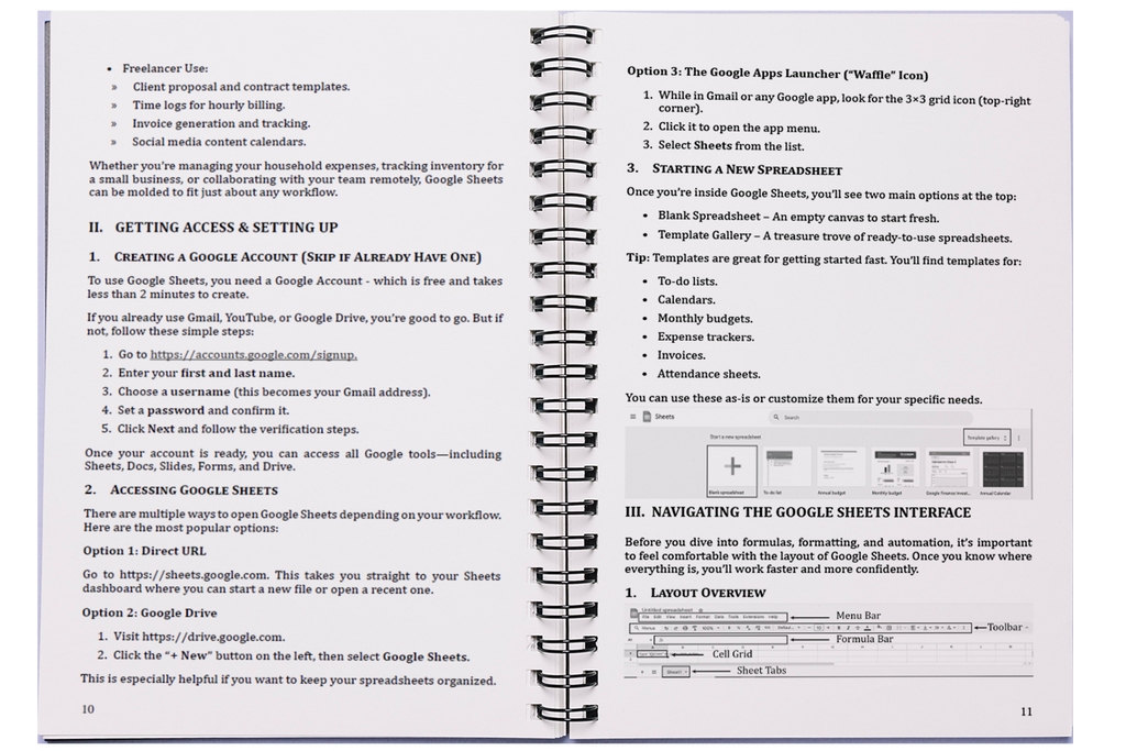 Google Sheets Mastery (SPIRAL)