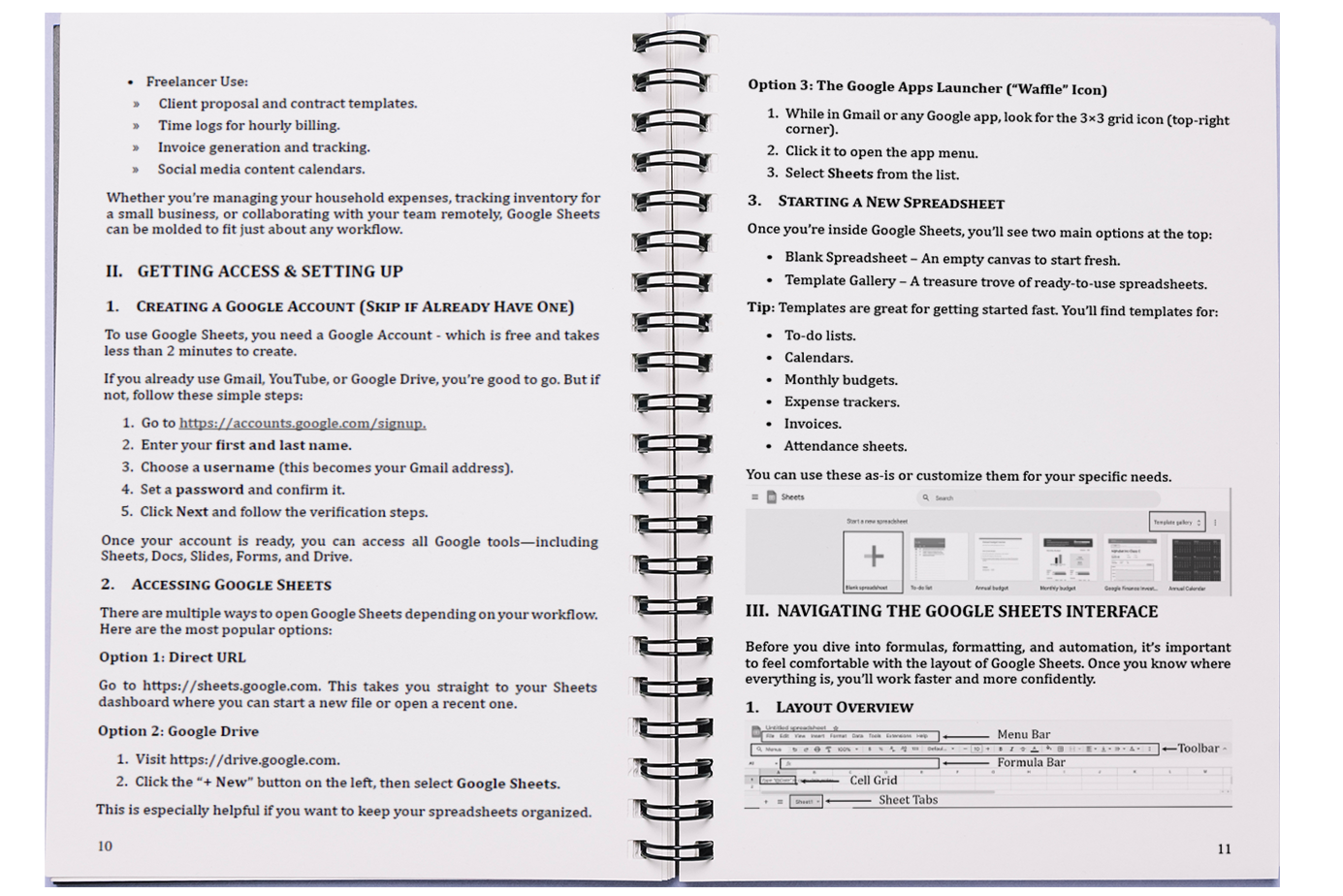 Google Sheets Mastery (SPIRAL)