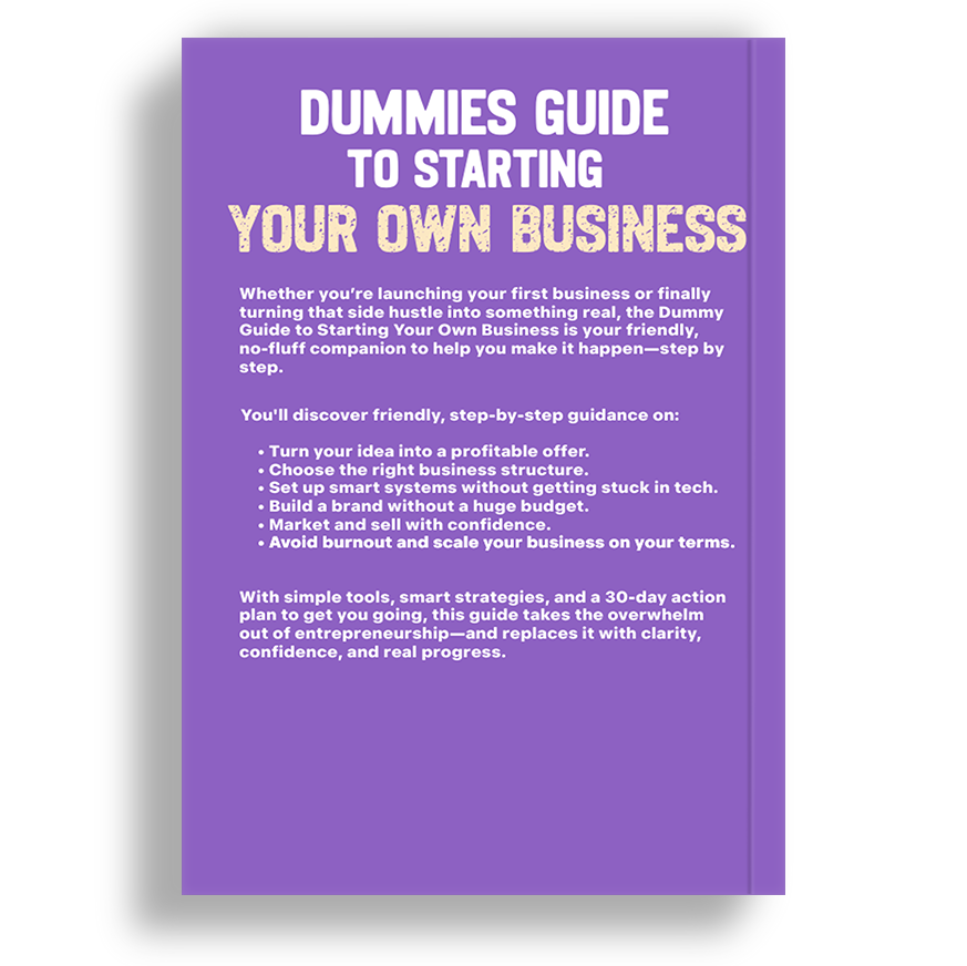 Dummies Guide To Starting Your Own Business (PAPERBACK)